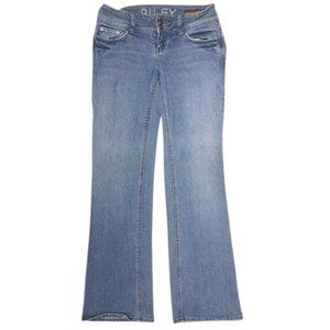 dELiA's Riley Medium Wash Denim Bootcut Low Rise Jeans